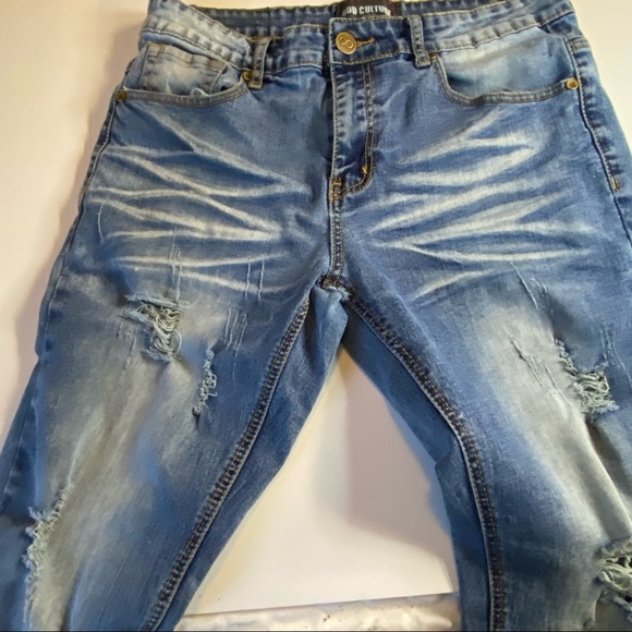 Distressed Jeans Men Size 32x30 ODD Culture - Picture 5 of 7